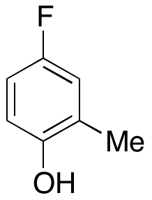 4-Fluoro-2-methylphenol - Chemical structure and product image