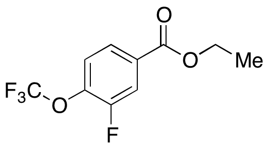 3-Fluoro-4-(trifluoromethoxy)benzoic Acid Ethyl Ester - Chemical structure and product image