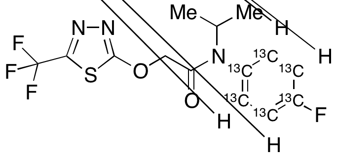 Flufenacet-13C6 - Chemical structure and product image