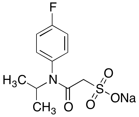 Flufenacet ESA Sodium Salt - Chemical structure and product image