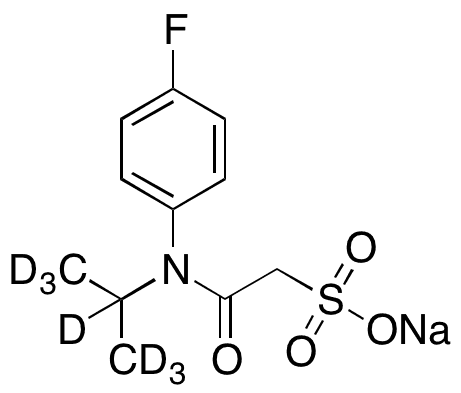 Flufenacet ESA-d7 Sodium Salt - Chemical structure and product image