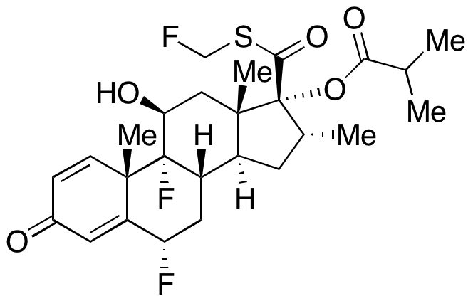 Fluticasone 21-Isobutyrate - Chemical structure and product image