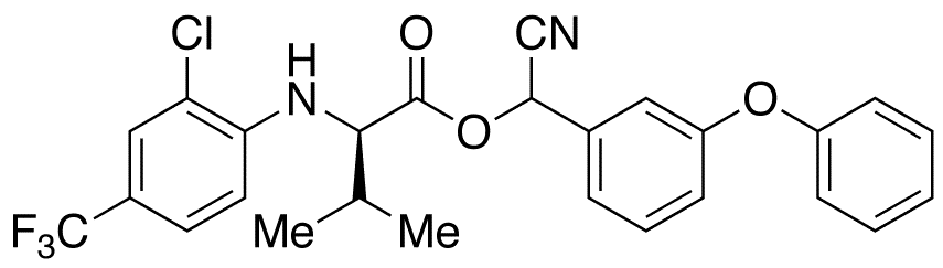 Ï„-Fluvalinate (Mixture of Diastereomers) - Chemical structure and product image