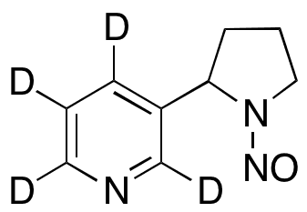 rac N’-Nitrosonornicotine-d4 (1.0 mg/mL in Acetonitrile) - Chemical structure and product image