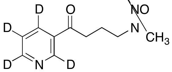 4-(Methylnitrosamino)-1-(3-pyridyl-d4)-1-butanone (1.0 mg/mL in Acetonitrile) - Chemical structure and product image
