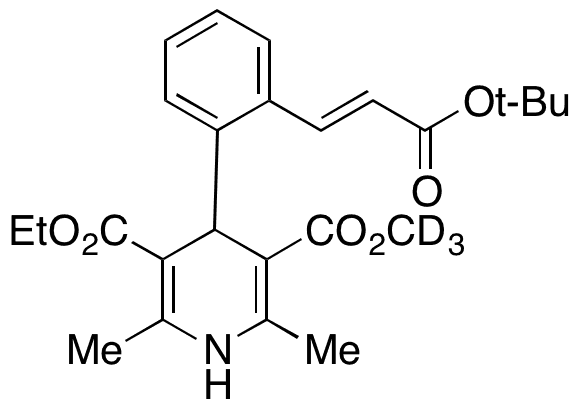 Lacidipine Monomethyl Ester-d3 - Chemical structure and product image