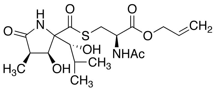 (+)-Lactacystin Allyl Ester - Chemical structure and product image