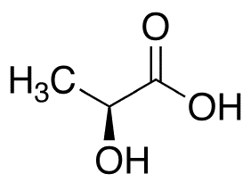 L-Lactic Acid, 90% - Chemical structure and product image