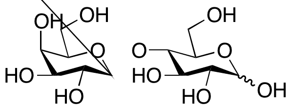 D-Lactose Anhydrous - Chemical structure and product image