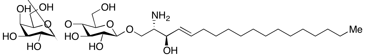 Lactosyl-C18-sphingosine - Chemical structure and product image