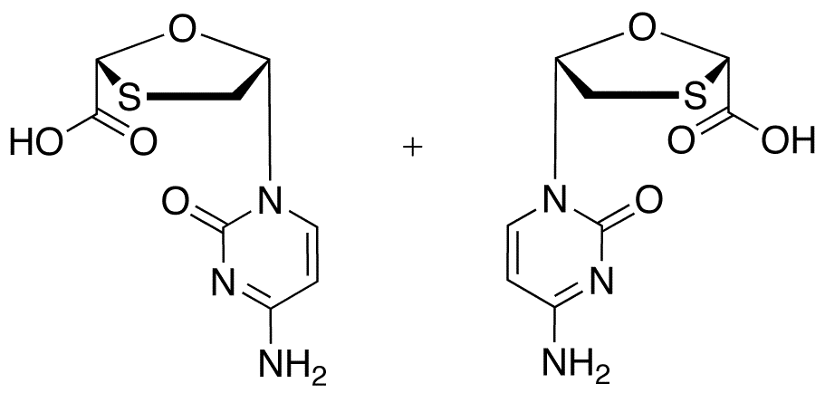 rac Lamivudine Acid - Chemical structure and product image