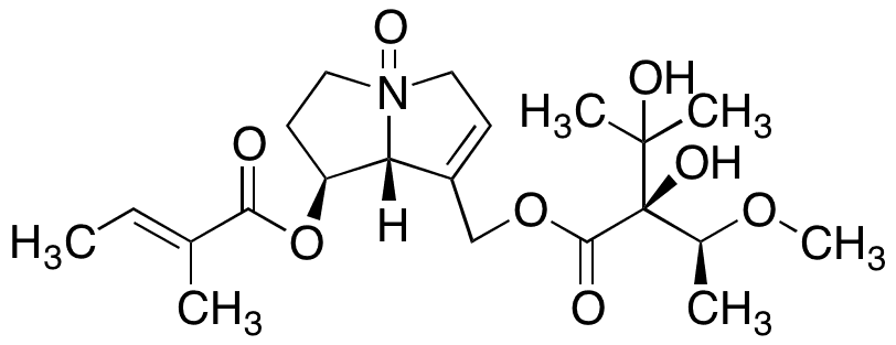 Lasiocarpine N-Oxide - Chemical structure and product image