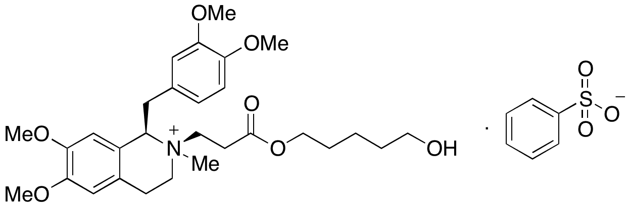 (R)-Laudanosine N-3-((5-Hydroxypentyl)oxy)-3-oxopropyl Benzenesulfonate - Chemical structure and product image
