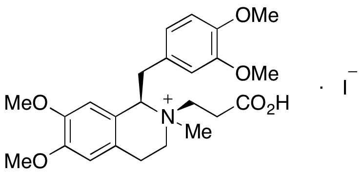 (R)-Laudanosine N-Carboxyethyl-d3 Iodide - Chemical structure and product image