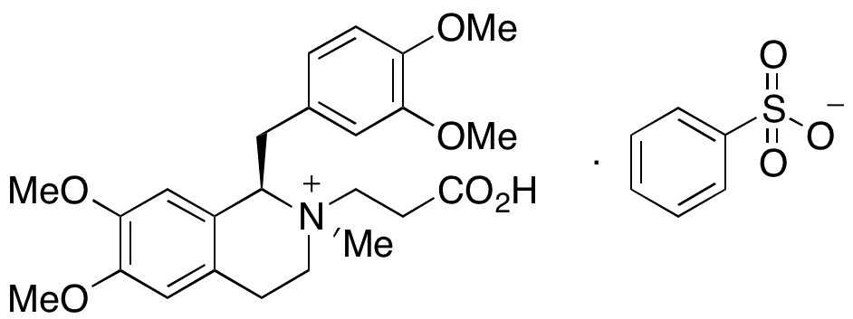 (R)-Laudanosine N-Carboxyethyl Benzenesulfonate - Chemical structure and product image