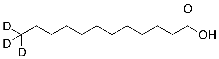 Lauric Acid-d3 - Chemical structure and product image
