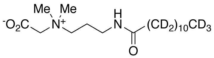 Lauroylamide Propylbetaine-d23 - Chemical structure and product image