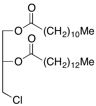 1-Lauroyl-2-myristoyl-3-chloropropanediol - Chemical structure and product image