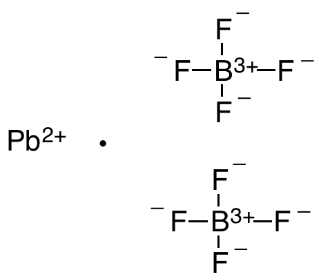 Lead(II) Tetrafluoroborate (50 w/w aq. soln) - Chemical structure and product image