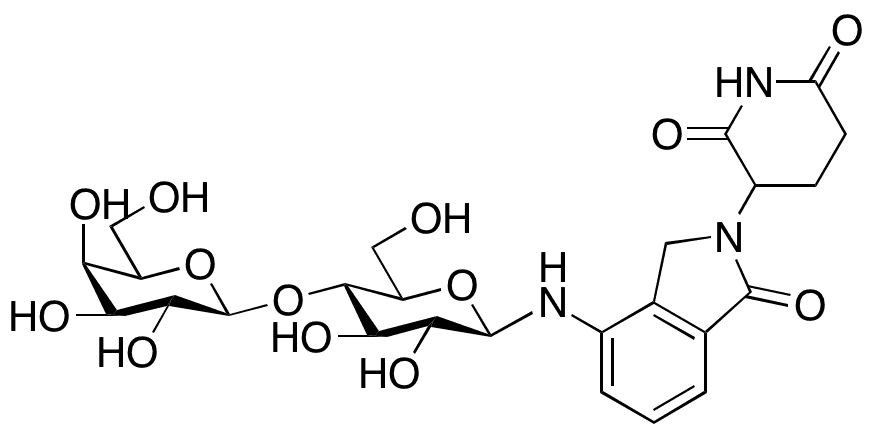 Lenalidomide Lactosamine Adduct - Chemical structure and product image