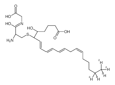 Leukotriene D4-d5 - Chemical structure and product image