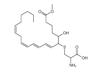 Leukotriene E4 methyl ester - Chemical structure and product image