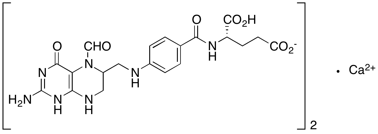 Leucovorin Calcium Salt - Chemical structure and product image