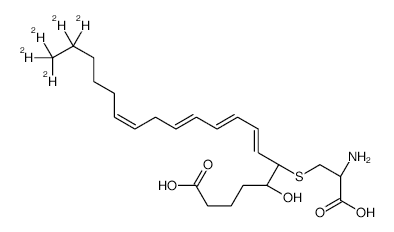 Leukotriene E4-d5 - Chemical structure and product image