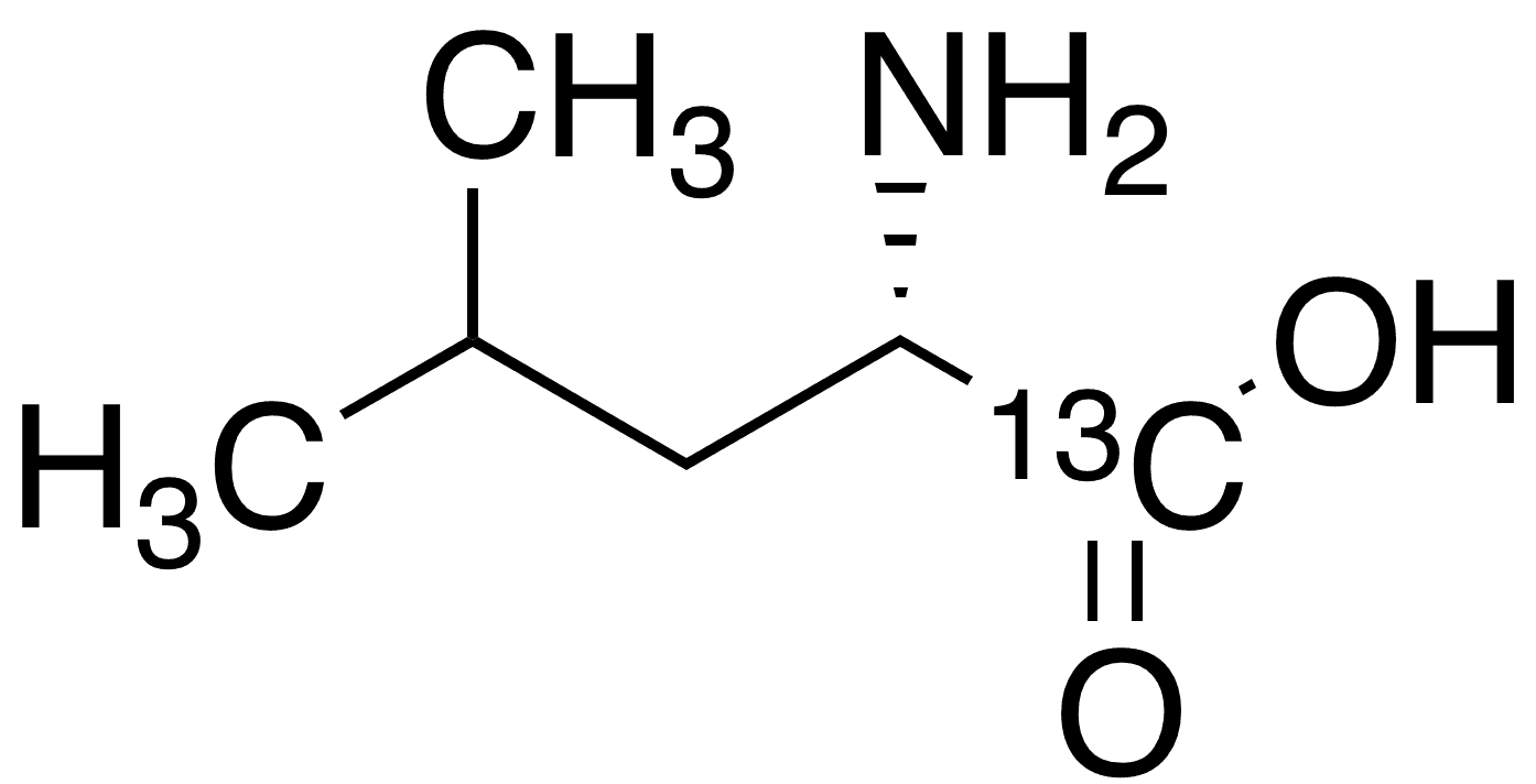 L-​Leucine-​1-​13C - Chemical structure and product image