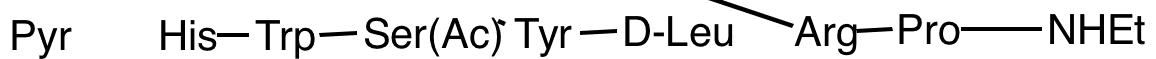 Leuprolide Acetate EP Impurity D - Chemical structure and product image