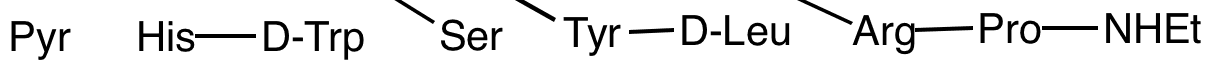 Leuprolide Acetate EP Impurity E - Chemical structure and product image