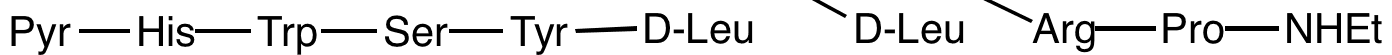 Leuprolide Acetate EP Impurity H - Chemical structure and product image