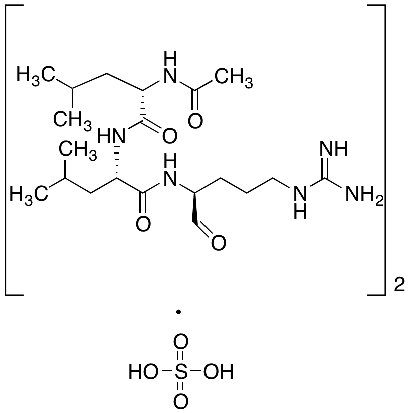 Leupeptin Hemisulfate - Chemical structure and product image