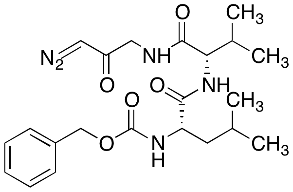 Z-Leu-Val-Gly-diazomethylketone - Chemical structure and product image