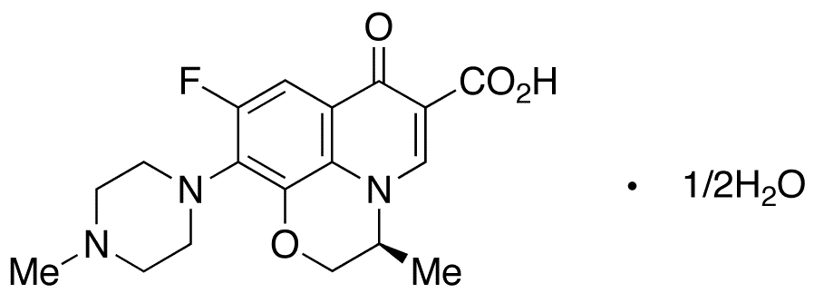 Levofloxacin Hemihydrate - Chemical structure and product image