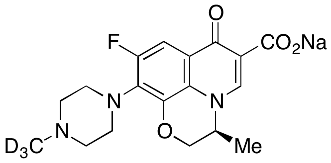 Levofloxacin-d3 Sodium Salt - Chemical structure and product image