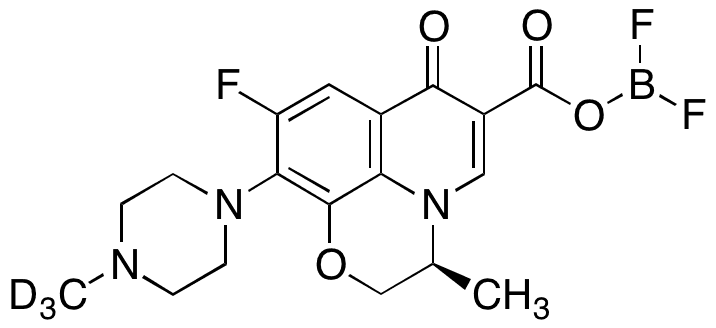 Levofloxacin Difluoroboryl Ester-d3 - Chemical structure and product image
