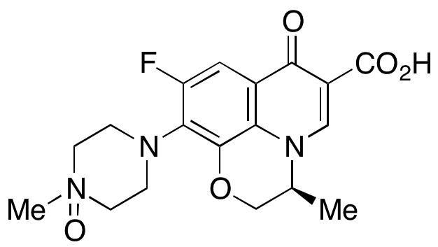 Levofloxacin N-oxide - Chemical structure and product image