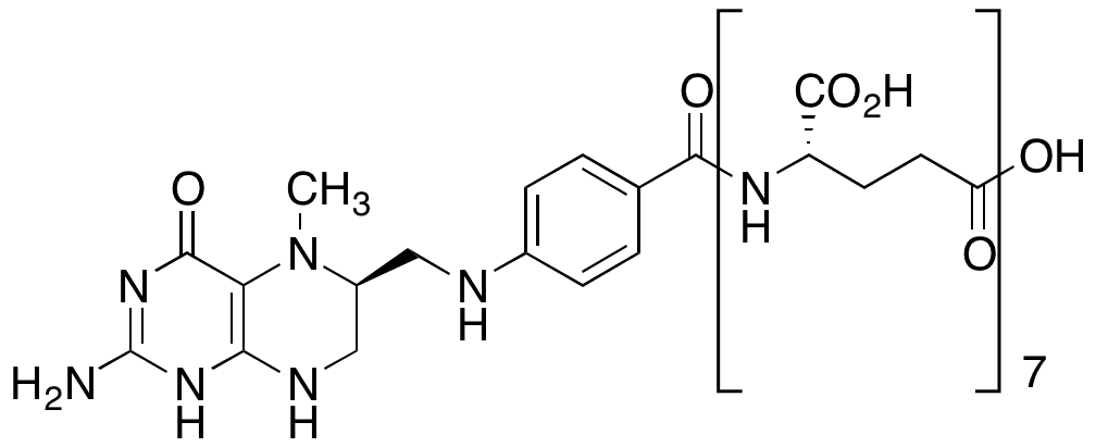 Levomefolate Heptaglutamate - Chemical structure and product image