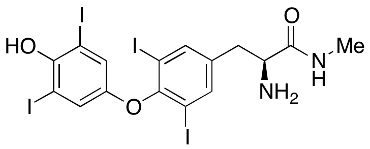 Levothyroxine N-Methylamide - Chemical structure and product image