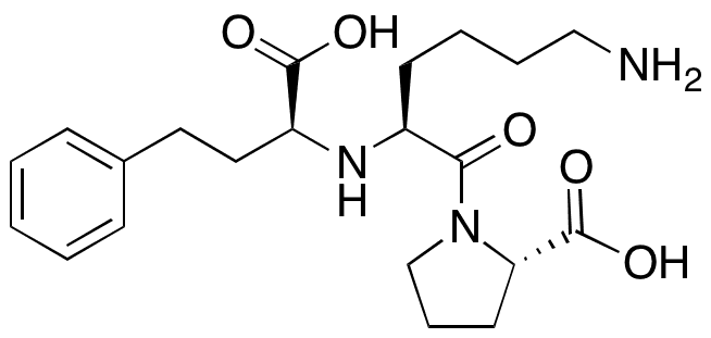(S)-Lisinopril - Chemical structure and product image