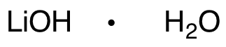 Lithium Hydroxide Monohydrate - Chemical structure and product image