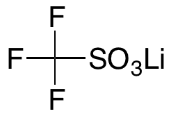Lithium Trifluoromethylsulfo​nate - Chemical structure and product image