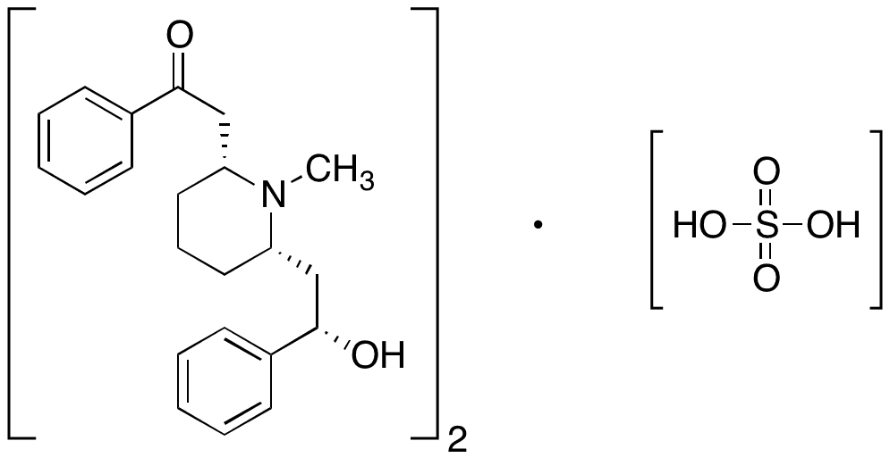 Lobeline Sulfate - Chemical structure and product image