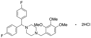 Lomerizine Dihydrochloride - Chemical structure and product image