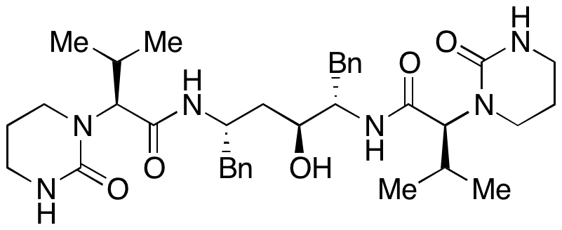 Lopinavir N2,N5-Divalinate Impurity - Chemical structure and product image