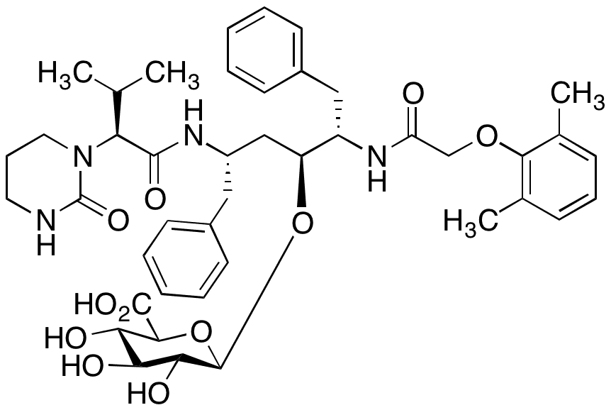 Lopinavir O-beta-D-Glucuronide - Chemical structure and product image