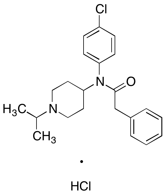 Lorcainide Hydrochloride - Chemical structure and product image