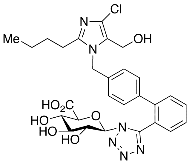 Losartan N1-Glucuronide - Chemical structure and product image