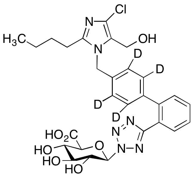 Losartan N2-Glucuronide-d4 - Chemical structure and product image